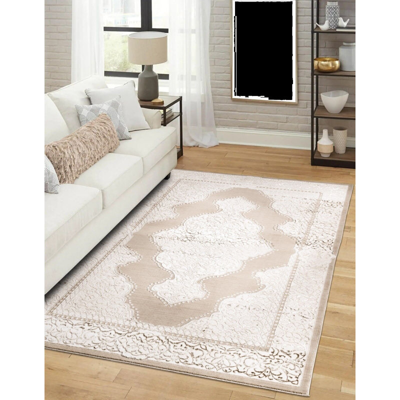 Bracha Floral Area Rug, Rectangle 80 x 150cm