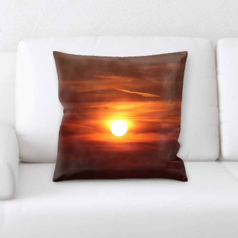 Coussin coucher de soleil