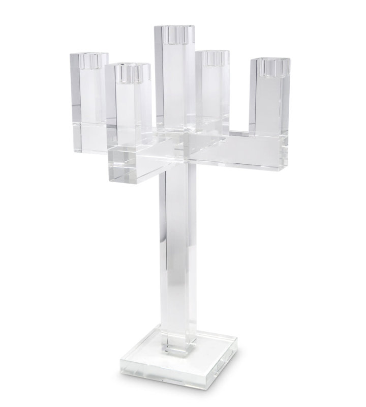 Crystal Candelabra -5 Light