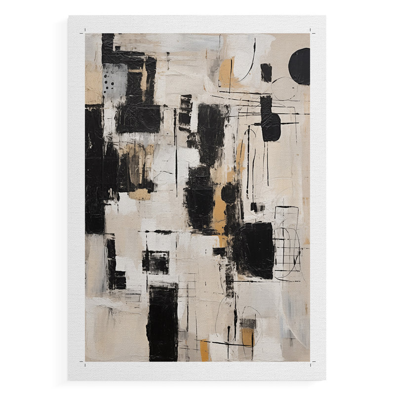 Série ABSTRACT CCDXCV - Impression sur toile seulement - NON CADRE, H 48 po x l 32 po
