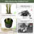 47'' Faux Palm Plant in Pot