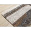 Tapis patchwork brun crème, gris, épais et doux pour le salon-1005801726