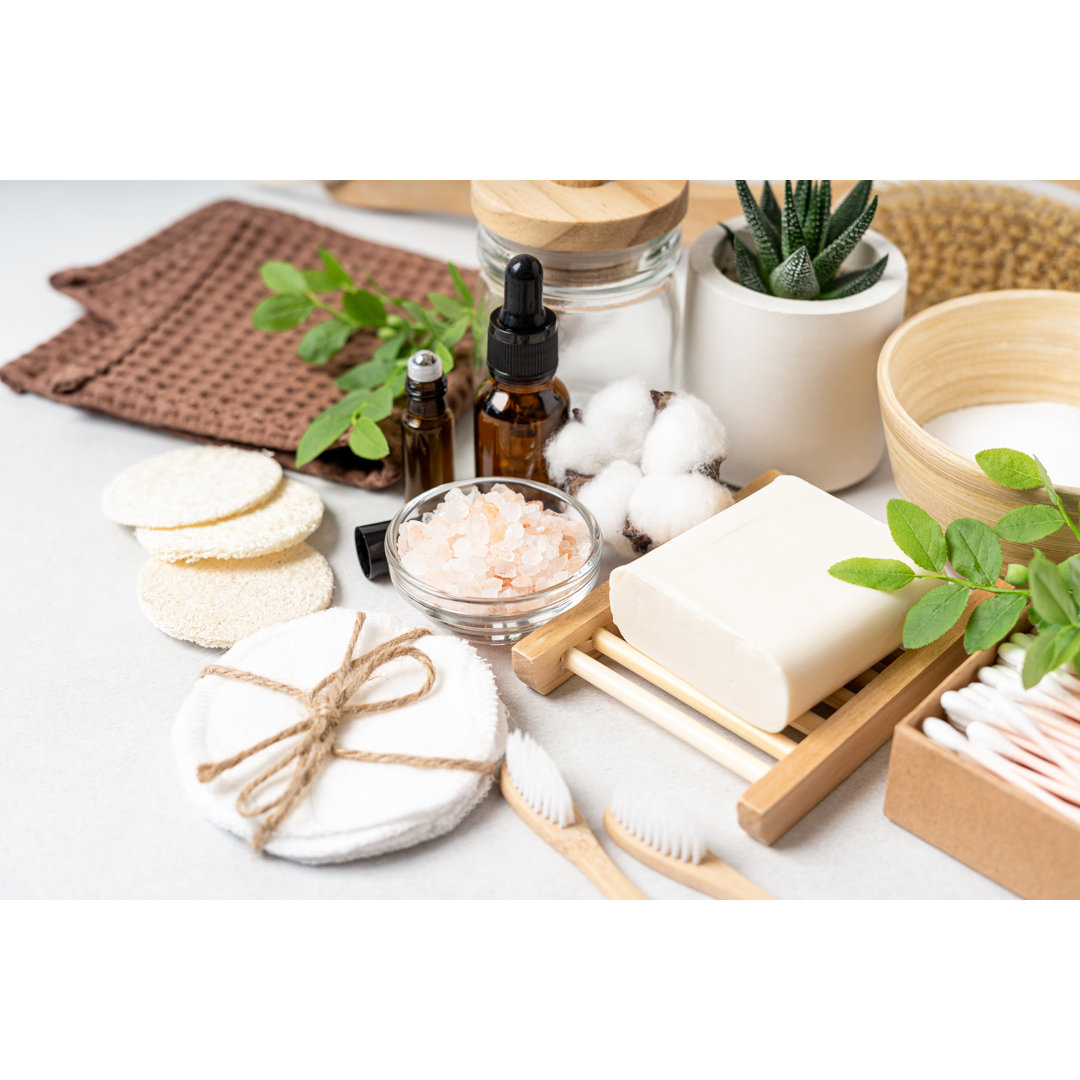 Natural Spa Tools von Anna Ostanina - Kunstdrucke auf Leinwand