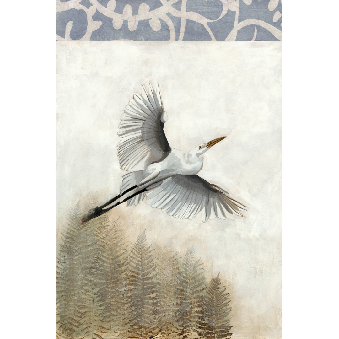 Leinwandbild Waterbirds in Mist I von Naomi McCavitt