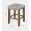 Tabouret de comptoir 25,5 po Duston