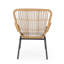 Cour arrière - Structure en fer et plastique pour le confort des fauteuils inclinables ouverts espaces de détente modernes-170725214-170725213