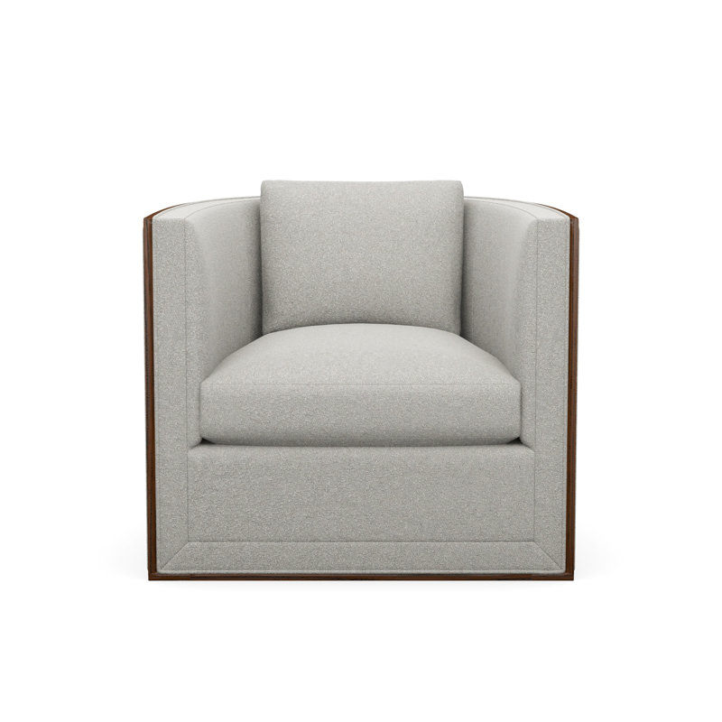 Brett Accent Chair, Expresso, Rise Smoke (Performance fabric) 1357-93
