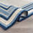 Coastal Border Ivory/Navy Indoor/Outdoor High-Low Area Rug-689174111-689174096