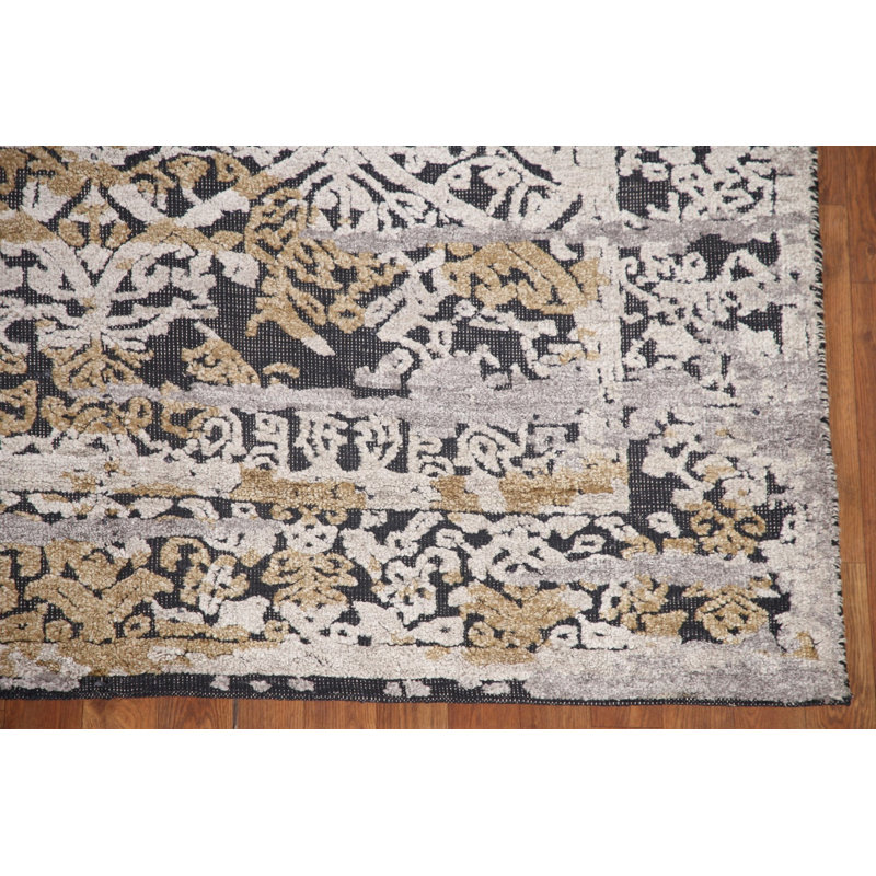 Tapis abstrait moderne 6 x 8
