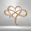 Décoration murale Infinity and Heart-1360109842