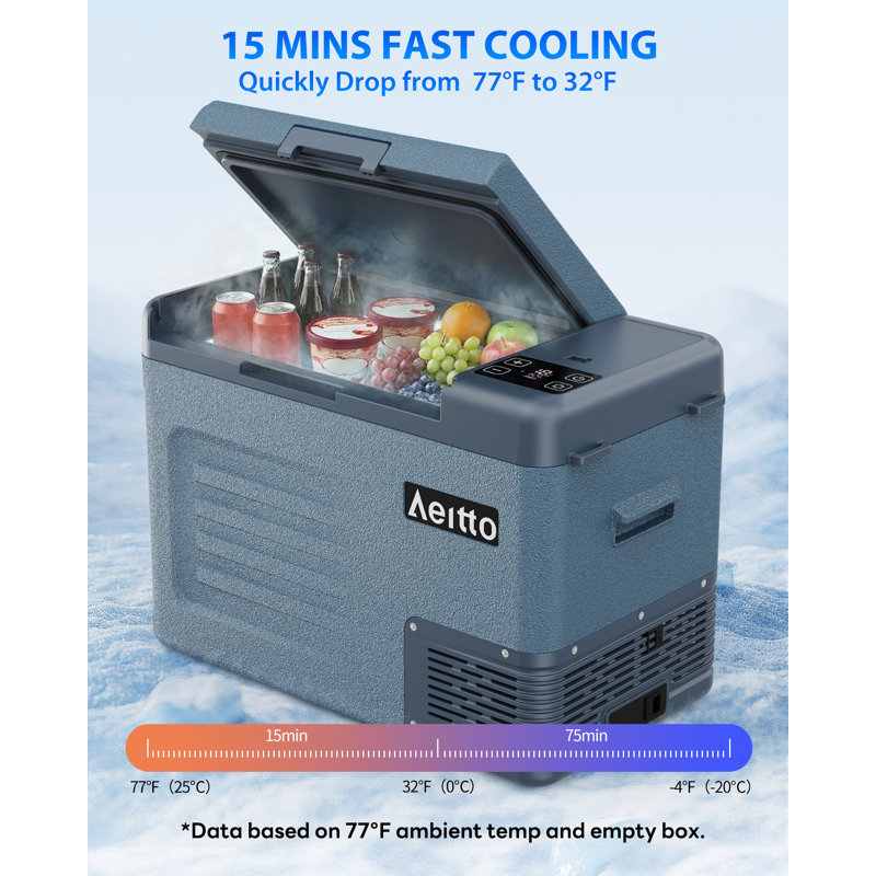 Aeitto 12.65 " W Freestanding 28 Cans (12 oz.) 18 Bottles