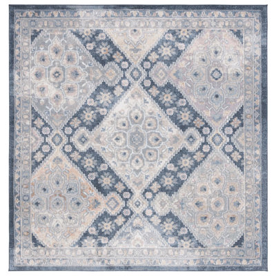 Hulse 220 Area Rug In Grey / Navy