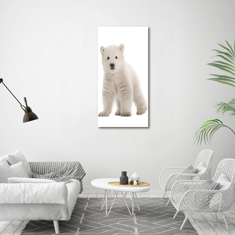 A Polar Bear - Wrapped Canvas Print