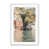 Opaque White Single Picture Framed