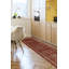 Tapis de couloir rouge en laine 2 pi 7 po x 9 pi 10 po Heldana
