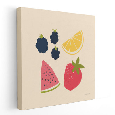 «Summer Fruits I», reproduction d'art sur toile