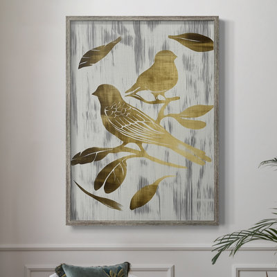 «Christmas Holiday Art LXVI», reproduction d'art encadrée - bois massif