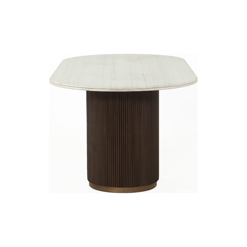 Oval Marble Dining Table