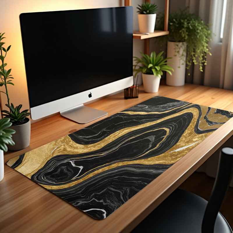 Polyester Desk Pad, 31.5x15.5