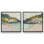Ensemble de 2 pièces Sandy Spectrum sur toile par Azure Artisanal Studio-133821740-133821741