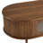 47'' Mid-Century Modern Fluted Coffee Table With Drawer