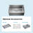 27" L x 18" W Handmade Single Bowl Under Mount Kitchen Sink 304 Stainless Steel