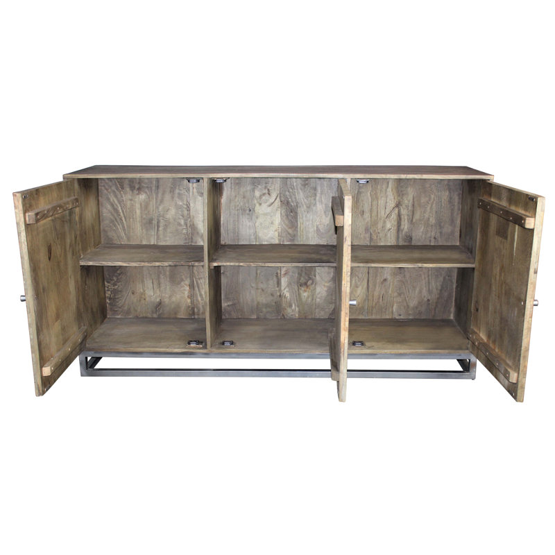 Buffet en bois de manguier de 72 po de largeur Hemsworth