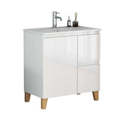 31.5-Inch Modern Bathroom Vanity With Sink Combo