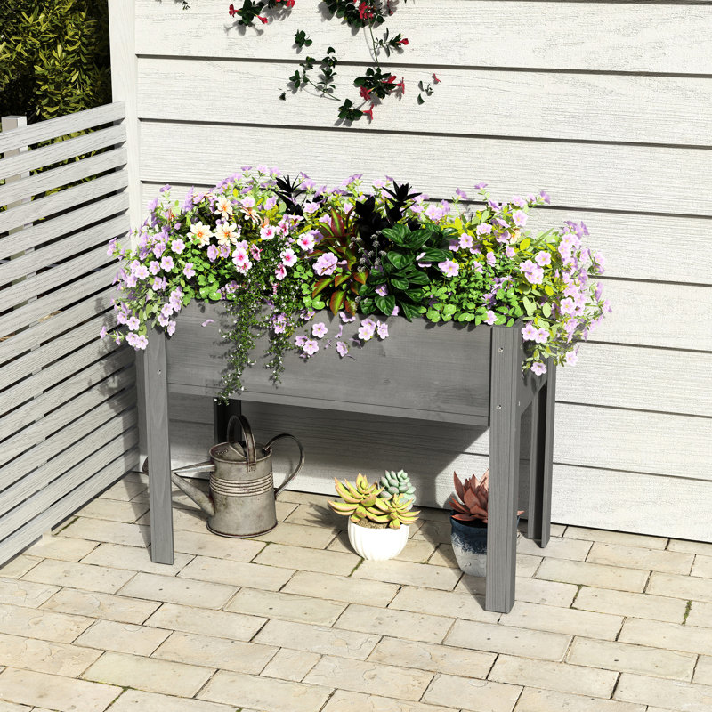 Wood Elevated Planter