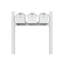 Balmoral Triple Mount Mailbox /w/ Pyramid Caps & Personalized Door Medallion (3 Mailboxes, Tri-Mount Rack, 3 Medallions)-1899717234-1899910247