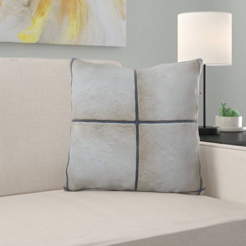 Coussin décoratif tile, Intérieur, Gris
