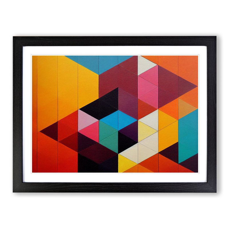 Unimaginable Abstract Art - Framed Print, Black Framed, 34cm H x 46cm W x 2cm D