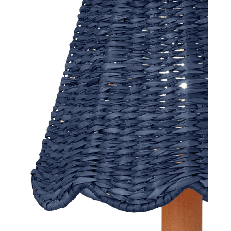 Abat-jour de chandelier Annabelle, Bleu