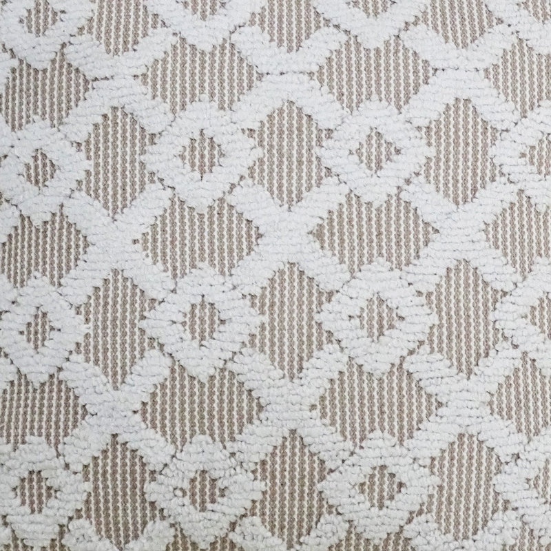 Trellis Cotton Blend Throw Pillow