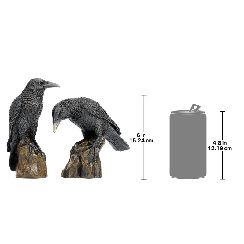 Ensemble de 2 figurines 2 pièces Mystic Night Raven