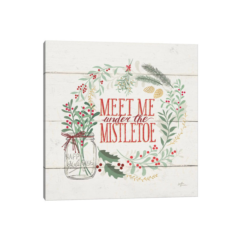 Seasons Greetings V by Janelle Penner - Wrapped Canvas Print, 30.48 cm H x 30.48 cm W