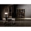 Malic Solid Wood Geometric Bookcase