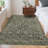 GarveeHome Washable Rugs for Living Room, Non Slip Low Pile Vintage Area Rugs for Bedroom, Stain Resistant Contemporary Foldable Neutral Soft Carpet, Indoor Distressed Floor Mats-798257903-804640067