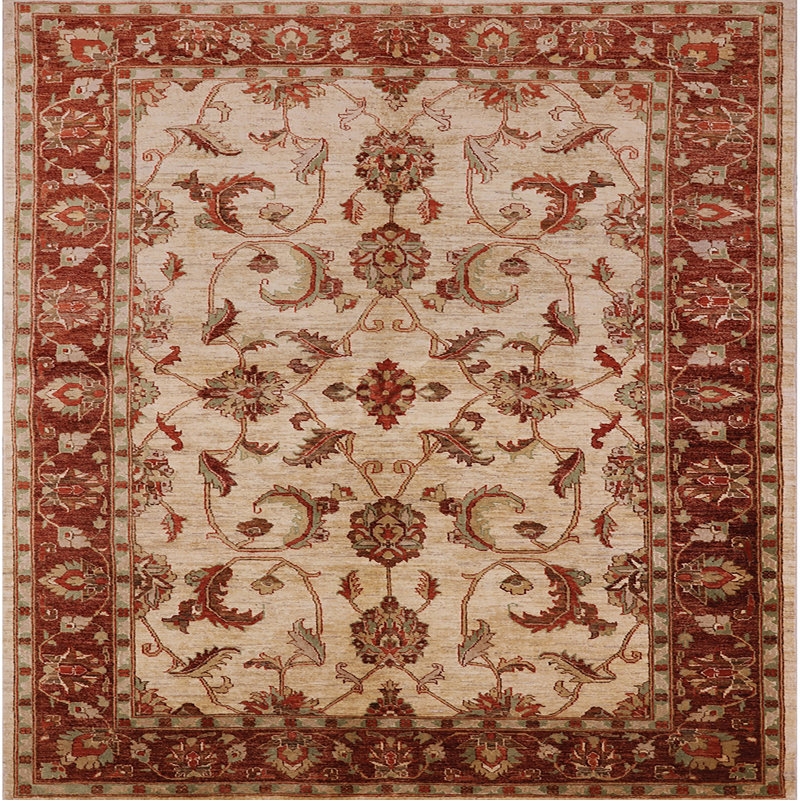 Monck Oriental Indoor Rug, Square 6'