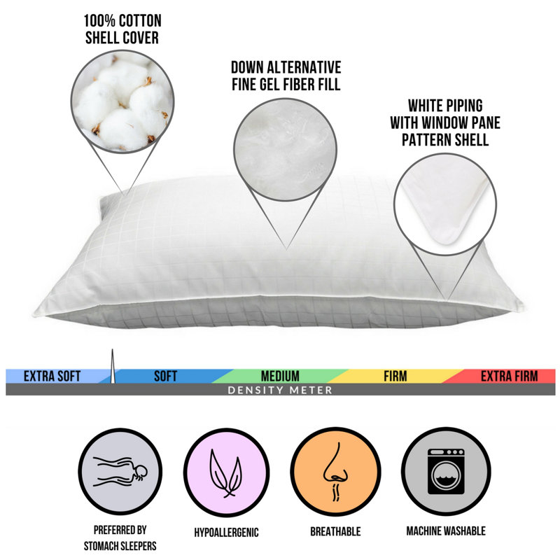 Coussin en fibre de gel Cassiopeia, Standard