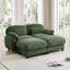 Canapé modulable 2 places Cloud Feel avec pouf amovible