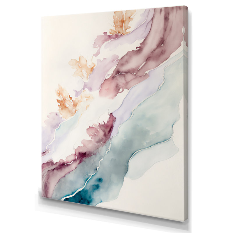 «Sudden Solitude In Elevated Blush II», reproduction sur toile, H 20 po x l 12 po x P 1 po, Toile tendue