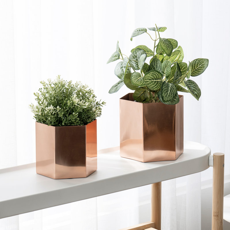 Handmade Metal Pot Planter