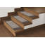 Tapis d'escalier brun Softy