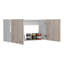 Armoire murale, deux tablettes, porte double-285861659