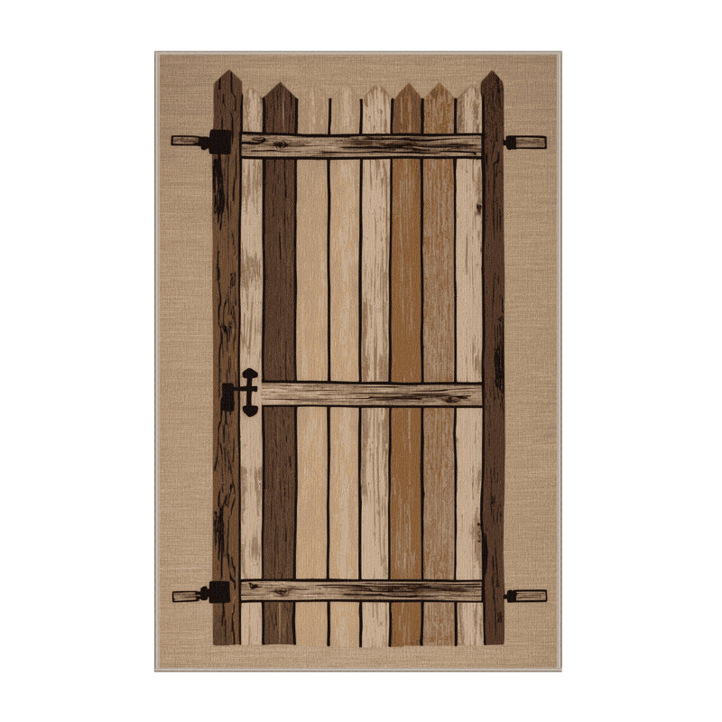  Tapis lavable Farm Gate Farm, Rectangulaire 2 pi x 3 pi