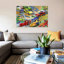 Cartoon Racing Cars - Print on Canvas-42158342-89233884