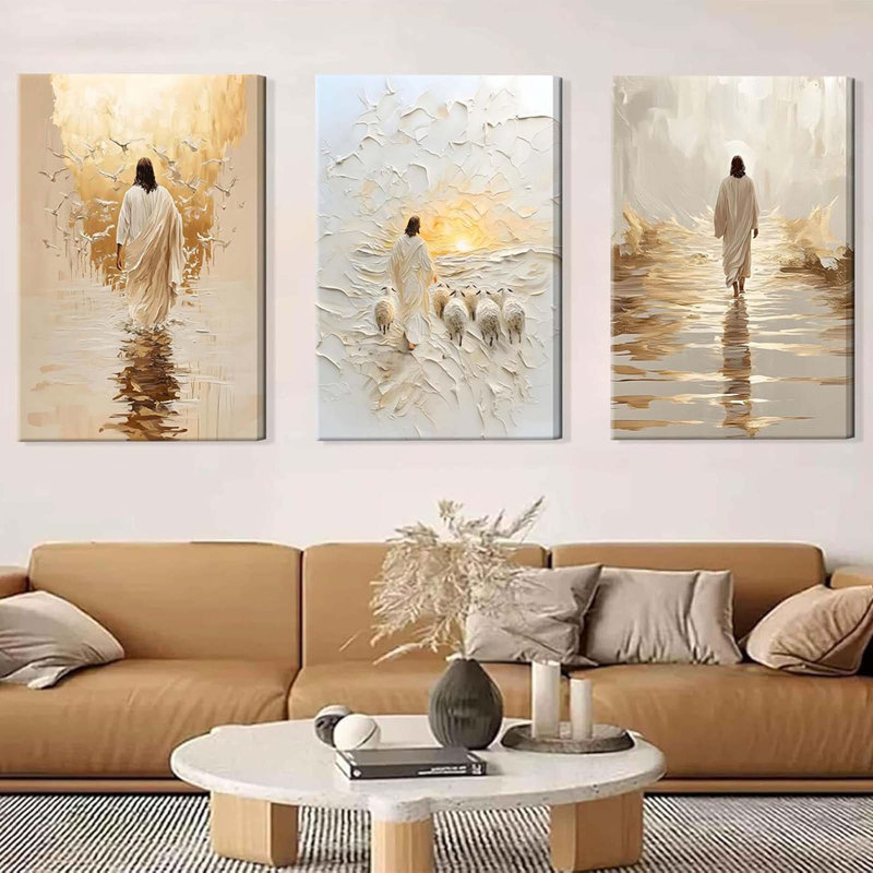 3 Piece Wrapped Canvas Print, 60 cm H x 120 cm W