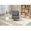 Chaise d'appoint Mid-Century moderne avec structure en bois-813340059-813340058