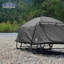 Lit de camp double Kamp-Rite, polyvalent et portable pour 2 campeurs, gris